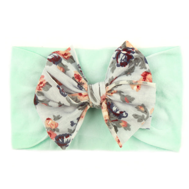 Children's Baby Elastic Bow Nylon Headband