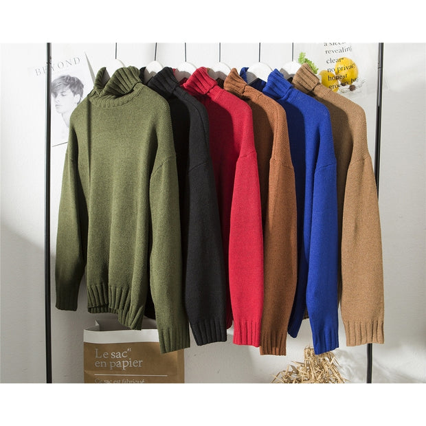 Autumn and winter turtleneck sweaters