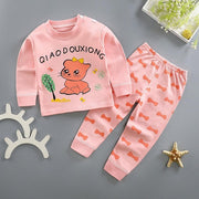 Kids Pajamas Sets Baby Boys Girls Cotton Long Sleeved