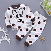 Kids Pajamas Sets Baby Boys Girls Cotton Long Sleeved