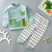 Kids Pajamas Sets Baby Boys Girls Cotton Long Sleeved