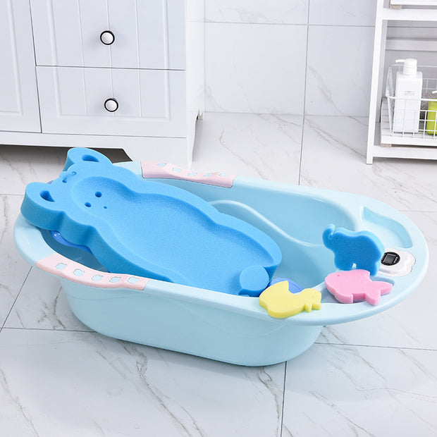 Baby Shower Bath Tub Pad Non-Slip Bathtub Seat Support Mat Newborn Safety Bath Mat