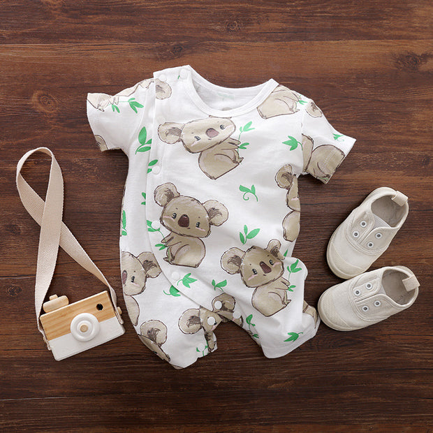 Full-print Baby Short-sleeved Romper Romper