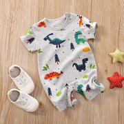 Full-print Baby Short-sleeved Romper Romper