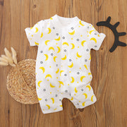 Full-print Baby Short-sleeved Romper Romper