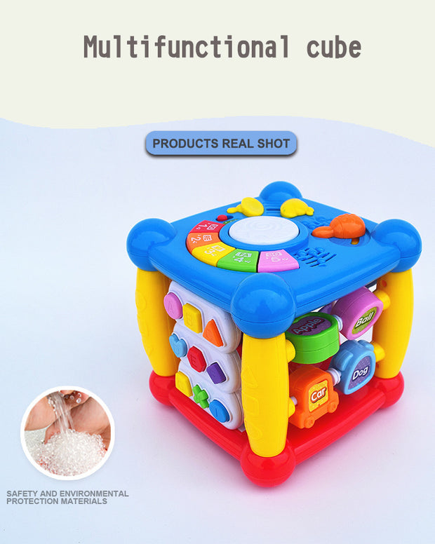 Children's Wisdom Cube Early Educational Baby Educational Electric Baby Polyhedron Toy