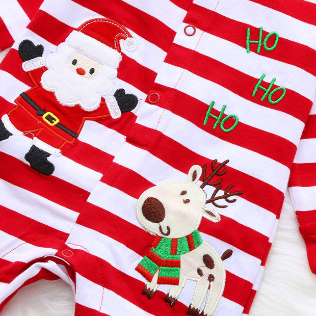 Embroidered deer CHRISTMAS BABY BODYSUIT