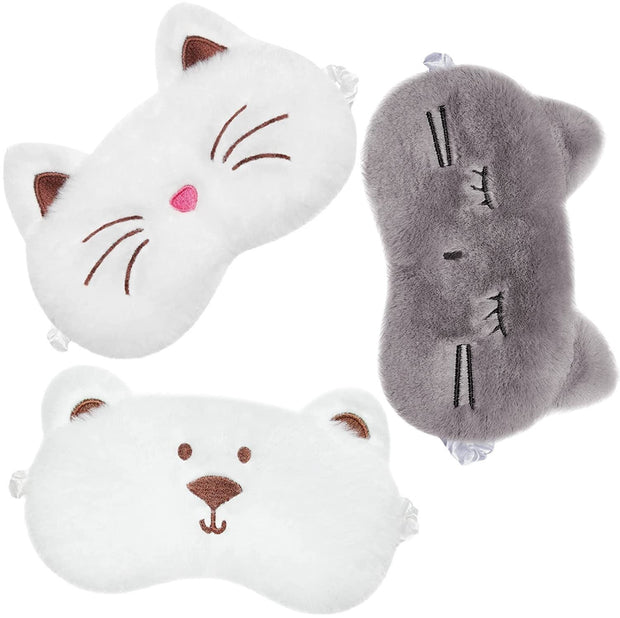 Cartoon Cute Plush Sleeping Eye Mask