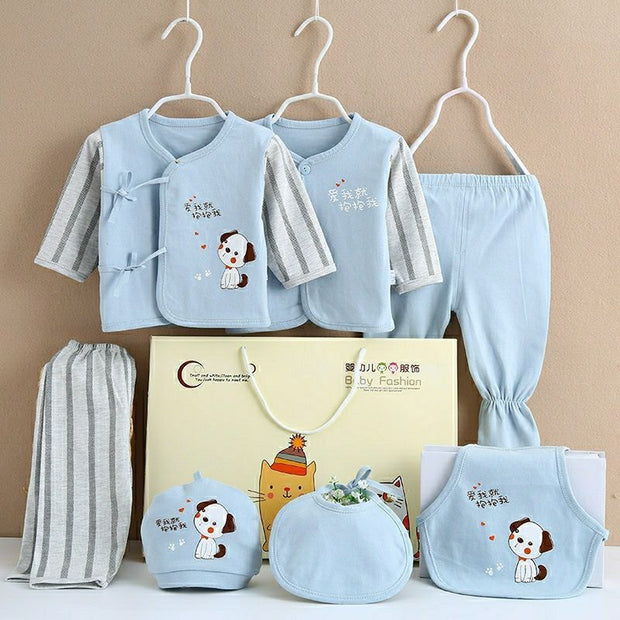 Pure Cotton Baby Clothes Spring And Autumn Summer Children Gift Box Set