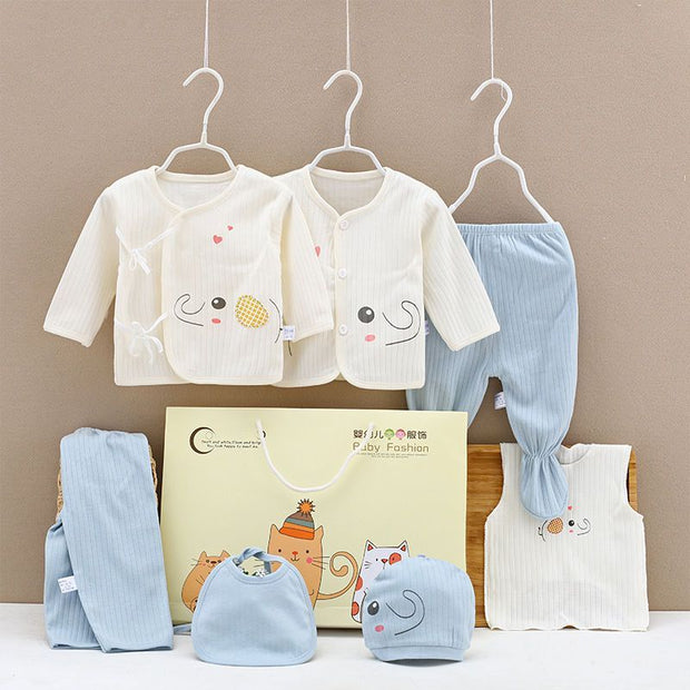 Pure Cotton Baby Clothes Spring And Autumn Summer Children Gift Box Set