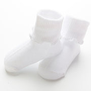 Autumn and winter thick warm baby socks double needle cotton socks relent in tube of 0-1-3 years old children socks