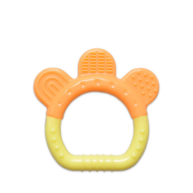 Toddlers Infants Baby Teething Toy Soft Silicone Fruit Teether Holder