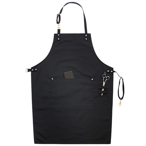 Home Kitchen Cooking Baking Drawing Men's And Women's Canvas Apron