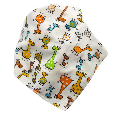 Baby Bibs Waterproof Triangle Cotton Cartoon Child Baberos Bandana Bibs Dribble Bibs Newborn Slabber Absorbent Cloth