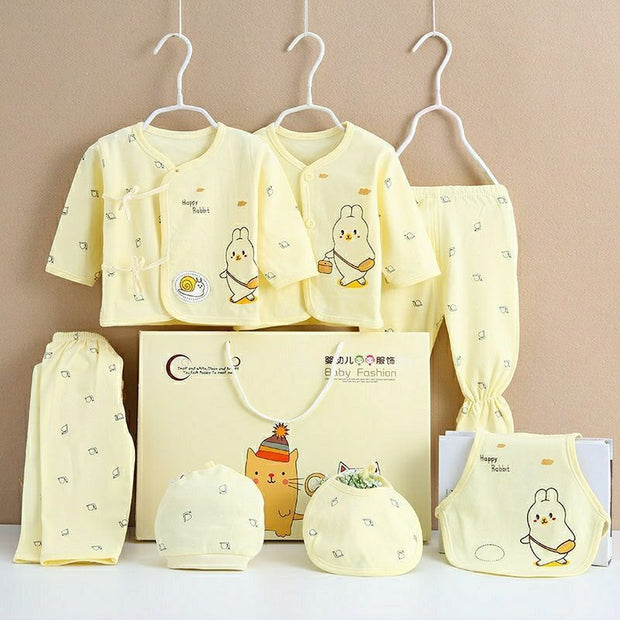 Pure Cotton Baby Clothes Spring And Autumn Summer Children Gift Box Set