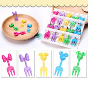 Plastic Bento Decoration Sign Fruit Fork