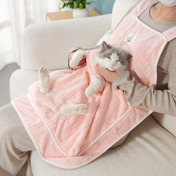 Cat Petting Apron Holding Cat Overclothes Pets Immunity Lint Pet Products