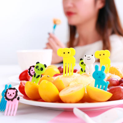 Plastic Bento Decoration Sign Fruit Fork