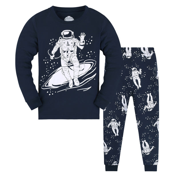 Boys And Girls Long Sleeve Trousers Homewear Children's Pajama Set