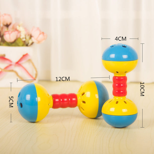 Newborn Rattle Toy Double-headed